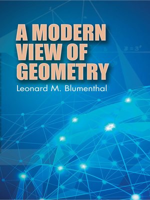 cover image of A Modern View of Geometry